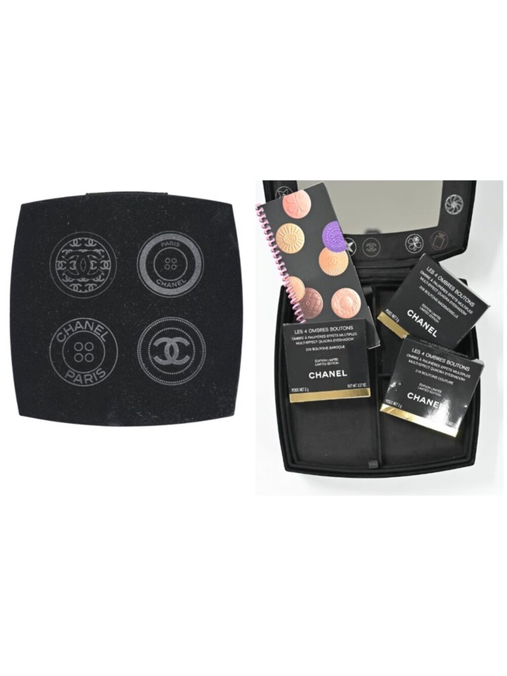 Chanel Les 4 Ombres Boutons Multi-Effect Eyeshadow PR SET